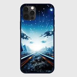 Чехол для iPhone 12 Pro Космическая абстракция, цвет: 3D-черный