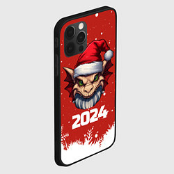 Чехол для iPhone 12 Pro 2024 год дракона, цвет: 3D-черный — фото 2