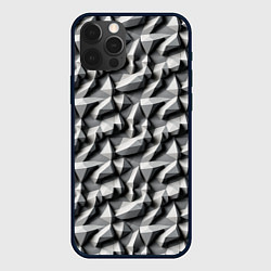 Чехол для iPhone 12 Pro Камни, цвет: 3D-черный
