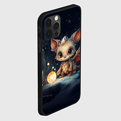 Чехол для iPhone 12 Pro Дракон тайный повелитель елок, цвет: 3D-черный — фото 2