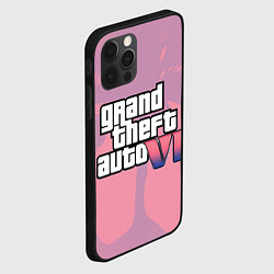 Чехол для iPhone 12 Pro GTA 6 pink, цвет: 3D-черный — фото 2