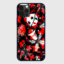 Чехол iPhone 12 Pro Рождественские паттерны орнамент