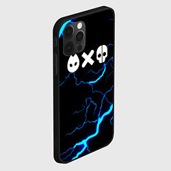 Чехол для iPhone 12 Pro Любовь смерть и роботы гроза шторм, цвет: 3D-черный — фото 2