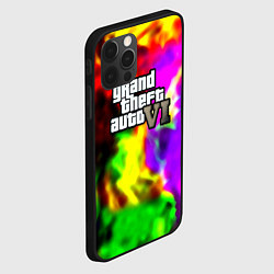 Чехол для iPhone 12 Pro Gta6 неоновый огонь вайстити, цвет: 3D-черный — фото 2