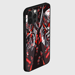 Чехол для iPhone 12 Pro Два красных черепа, цвет: 3D-черный — фото 2