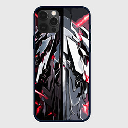 Чехол iPhone 12 Pro Адский доспех красный