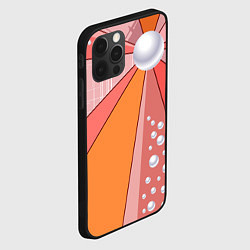 Чехол для iPhone 12 Pro Жемчужная абстракция, цвет: 3D-черный — фото 2