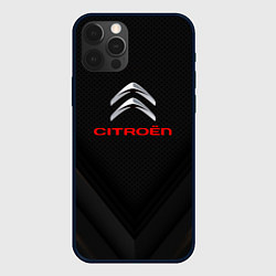 Чехол для iPhone 12 Pro Citroen sport geometry, цвет: 3D-черный