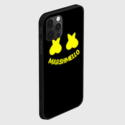 Чехол для iPhone 12 Pro Christopher Comstock yellow logo, цвет: 3D-черный — фото 2