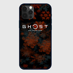 Чехол для iPhone 12 Pro Ghost of Tsushima winter game, цвет: 3D-черный