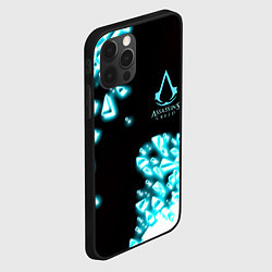 Чехол для iPhone 12 Pro Assassins Creed анимус, цвет: 3D-черный — фото 2