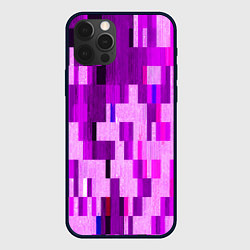 Чехол iPhone 12 Pro Розовый глитч