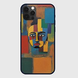 Чехол для iPhone 12 Pro В поисках лица, цвет: 3D-черный