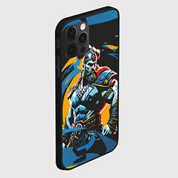Чехол для iPhone 12 Pro Крутой викинг, цвет: 3D-черный — фото 2