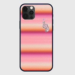 Чехол для iPhone 12 Pro Рука-Вещь: текстура свитера Энид из сериала Уэнсде, цвет: 3D-черный
