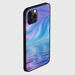 Чехол для iPhone 12 Pro Абстрактное небо и водная гладь, цвет: 3D-черный — фото 2