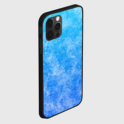 Чехол для iPhone 12 Pro Дым на голубом фоне, цвет: 3D-черный — фото 2