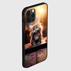 Чехол для iPhone 12 Pro Милый котенок 14 февраля, цвет: 3D-черный — фото 2
