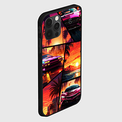 Чехол для iPhone 12 Pro GTA style art, цвет: 3D-черный — фото 2