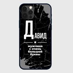 Чехол для iPhone 12 Pro Давид: мужчина с очень большой буквы, цвет: 3D-черный