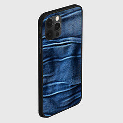 Чехол для iPhone 12 Pro Мятый деним, цвет: 3D-черный — фото 2