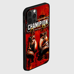 Чехол для iPhone 12 Pro Champion boxing, цвет: 3D-черный — фото 2