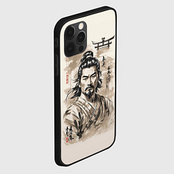 Чехол для iPhone 12 Pro Vintage samurai, цвет: 3D-черный — фото 2