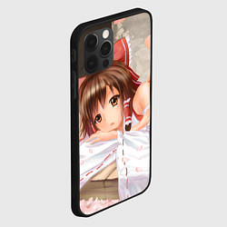 Чехол для iPhone 12 Pro Touhou Project Рейму милая, цвет: 3D-черный — фото 2