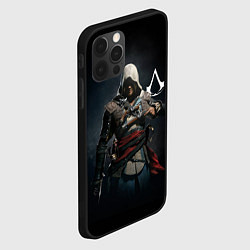 Чехол для iPhone 12 Pro Эдвард Кенуей Assassins black flag, цвет: 3D-черный — фото 2