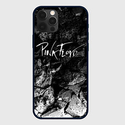 Чехол для iPhone 12 Pro Pink Floyd black graphite, цвет: 3D-черный