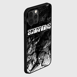 Чехол для iPhone 12 Pro Scorpions black graphite, цвет: 3D-черный — фото 2