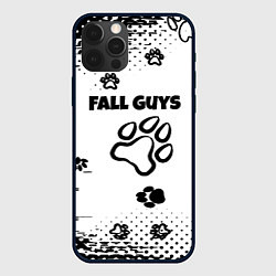 Чехол для iPhone 12 Pro Fall Guys game, цвет: 3D-черный