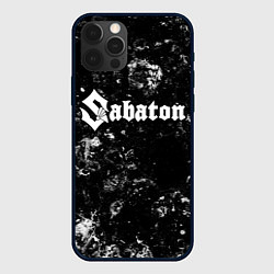 Чехол для iPhone 12 Pro Sabaton black ice, цвет: 3D-черный