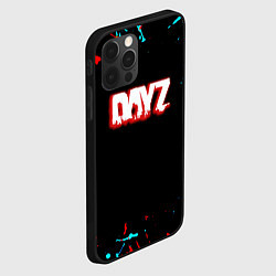 Чехол для iPhone 12 Pro DayZ краски, цвет: 3D-черный — фото 2