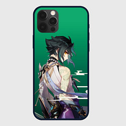 Чехол iPhone 12 Pro Genshin персонаж игры - Сяо Xiao