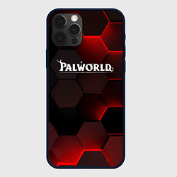 Чехол для iPhone 12 Pro Palworld красные плиты, цвет: 3D-черный