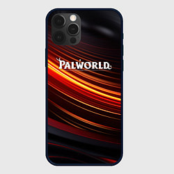 Чехол для iPhone 12 Pro Palworld logo black orange, цвет: 3D-черный