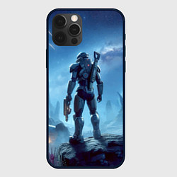 Чехол для iPhone 12 Pro Mass Effect - ai art, цвет: 3D-черный