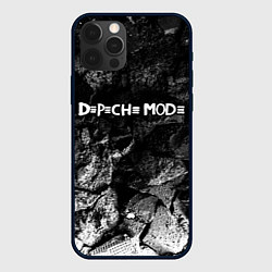 Чехол для iPhone 12 Pro Depeche Mode black graphite, цвет: 3D-черный