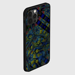 Чехол для iPhone 12 Pro Креативный геометрический узор, цвет: 3D-черный — фото 2