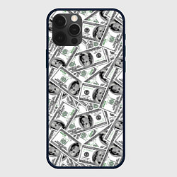 Чехол для iPhone 12 Pro Доллары - денежные знаки, цвет: 3D-черный