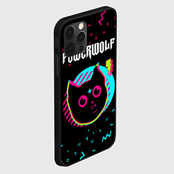 Чехол для iPhone 12 Pro Powerwolf - rock star cat, цвет: 3D-черный — фото 2