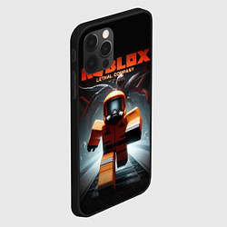 Чехол для iPhone 12 Pro Lethal Company x Roblox, цвет: 3D-черный — фото 2