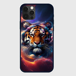 Чехол для iPhone 12 Pro Космический лев, цвет: 3D-черный