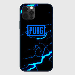 Чехол для iPhone 12 Pro ПАБГ молнии, цвет: 3D-черный