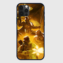 Чехол для iPhone 12 Pro Helldivers 2: Hell Troopers, цвет: 3D-черный