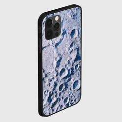 Чехол для iPhone 12 Pro Кратеры на Луне - star dust, цвет: 3D-черный — фото 2
