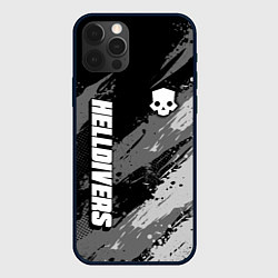 Чехол для iPhone 12 Pro Helldivers 2: Skull Logo, цвет: 3D-черный