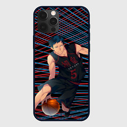 Чехол для iPhone 12 Pro Дазай Осаму из Баскетбола Куроко, цвет: 3D-черный