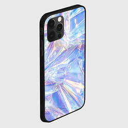 Чехол для iPhone 12 Pro Эффект голографии с пластиковой лентой, цвет: 3D-черный — фото 2